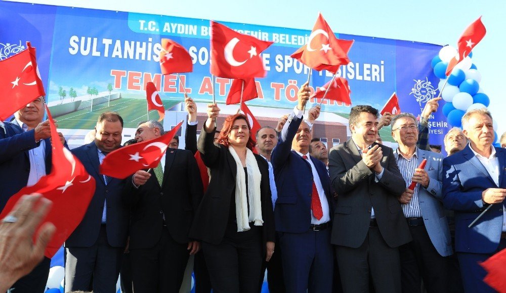 Başkan Çerçioğlu, Sultanhisar Spor ve Sosyal Tesislerinin temelini attı