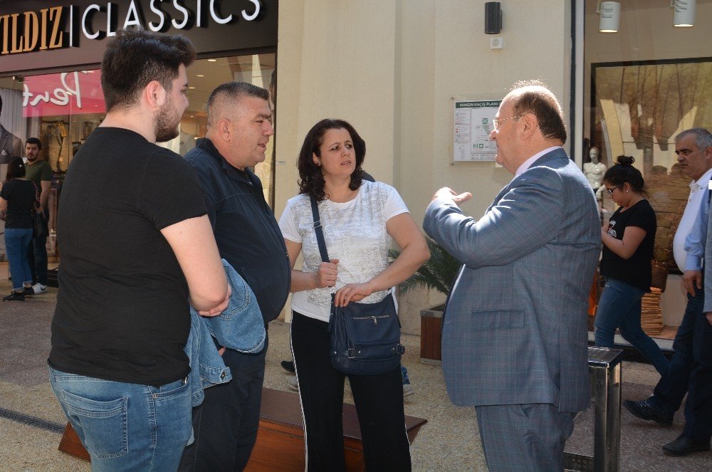 Başkan Özakcan’dan Forum AVM ziyareti