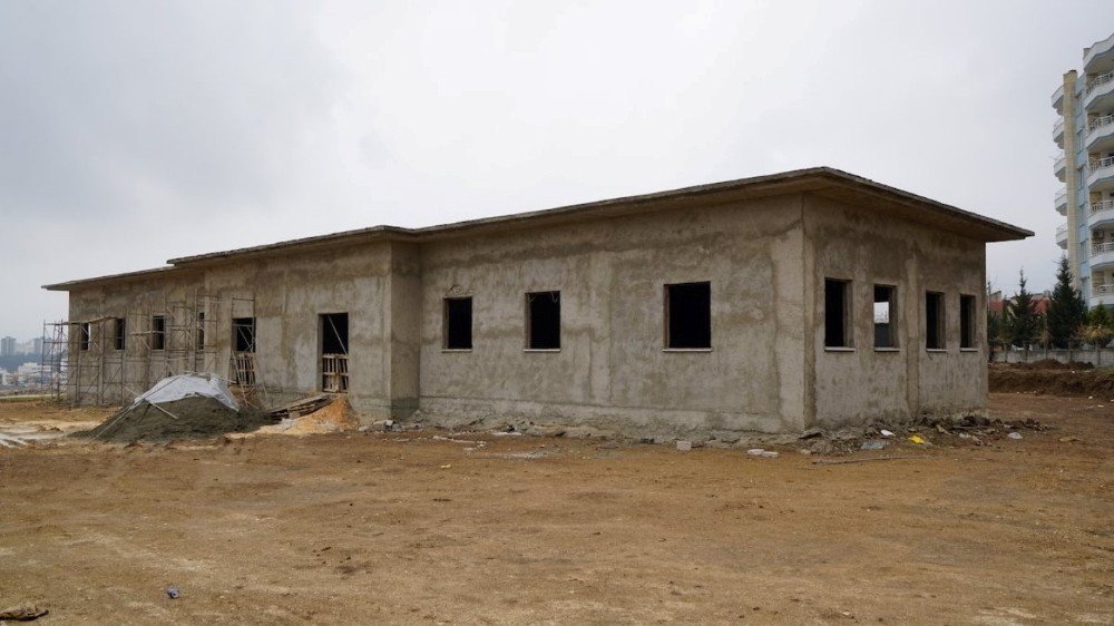 Karapınar Mahallesi Taziye Evi inşaatı devam ediyor