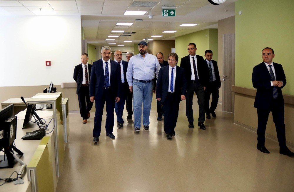 Başkan Çelik Şehir Hastanesini ziyaret etti