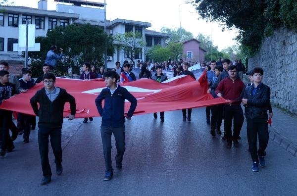 Zonguldak’ta 'Çanakkale Vefa Yürüyüşü'