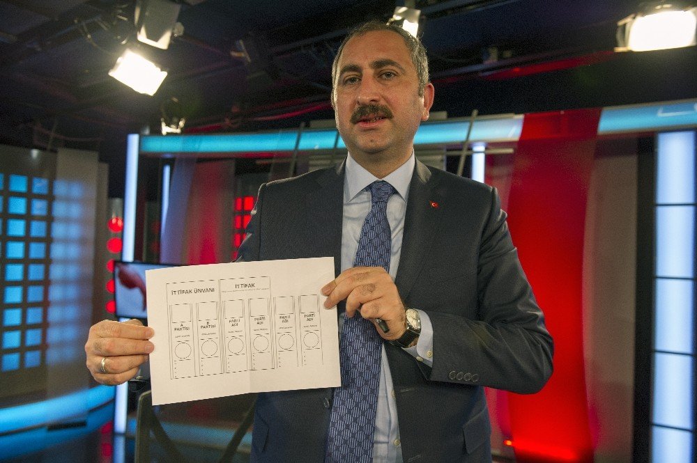 Adalet Bakanı Gül, seçim pusulasını TGRT Haber’de gösterdi