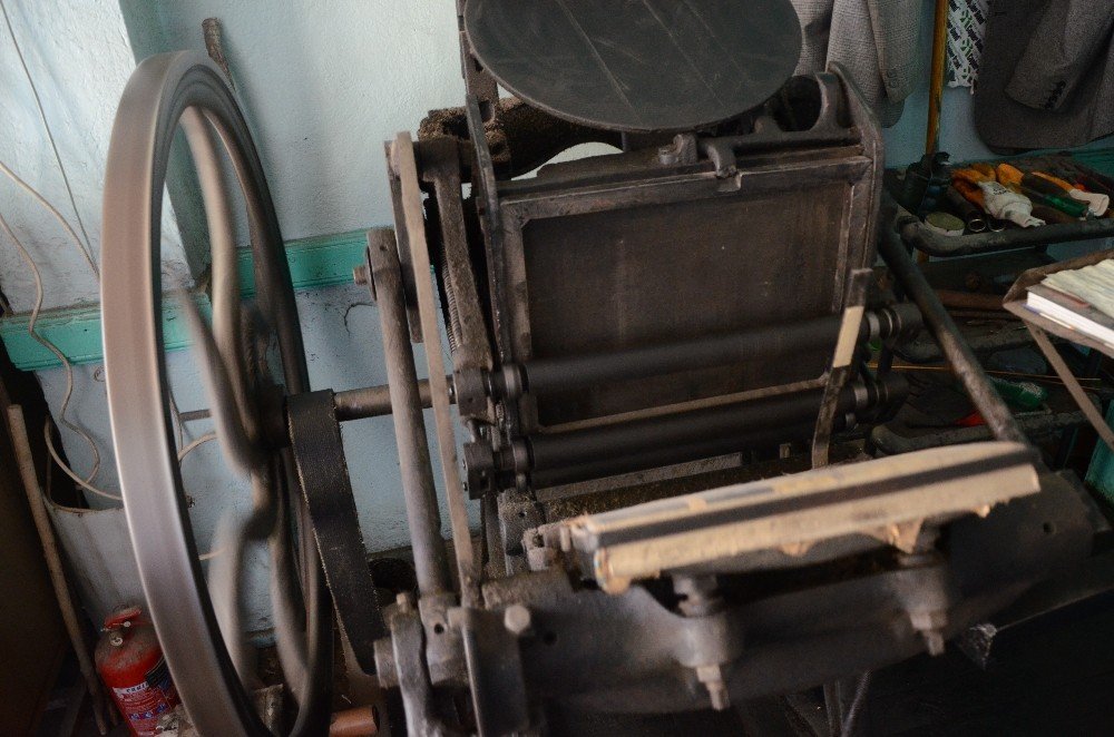 Anadolu’ya ilk gelen matbaa makinesi halen çalışıyor