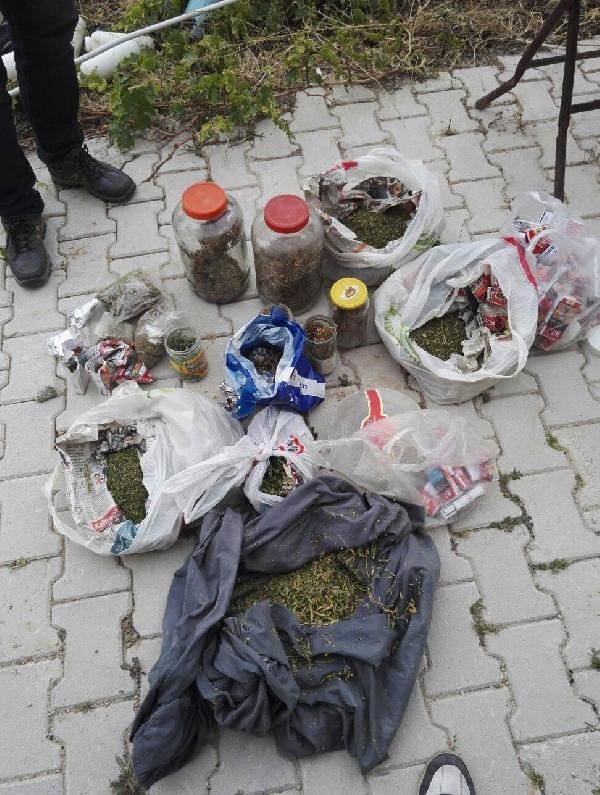 Konya'da bağ evine uyuşturucu operasyonu