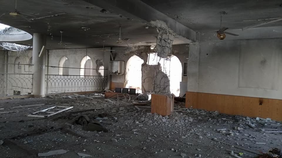 Suriye rejim güçleri Yermuk’te camileri de harabeye çevirdi