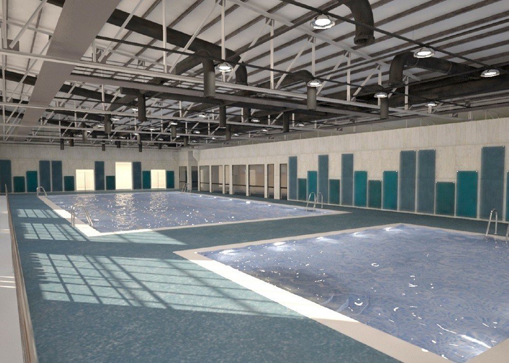 Başkale Belediyesinden yarı olimpik yüzme havuzu