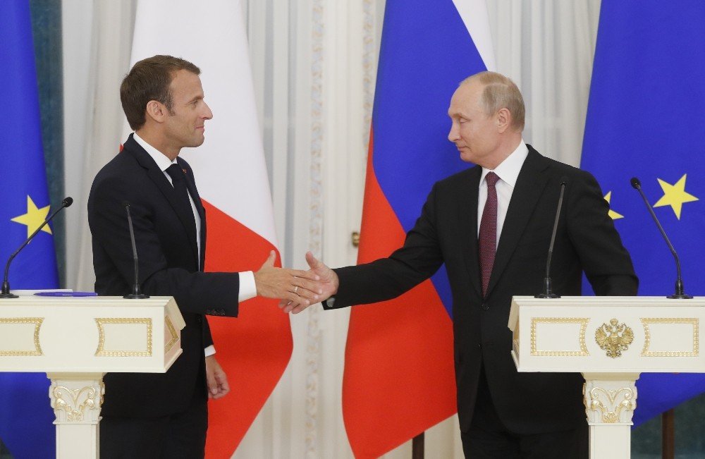 Putin ve Macron’dan ortak basın toplantısı
