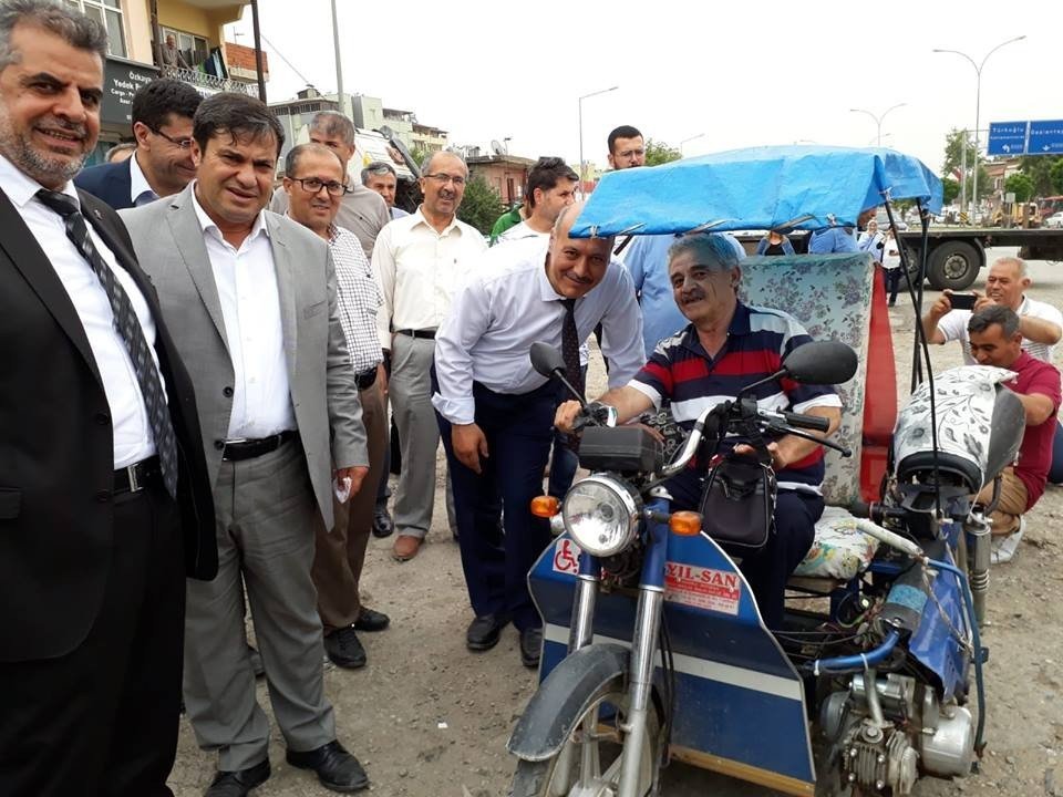 Milletvekili Atılgan’dan araç plakası AKP olan engelliye bir başka ilgi