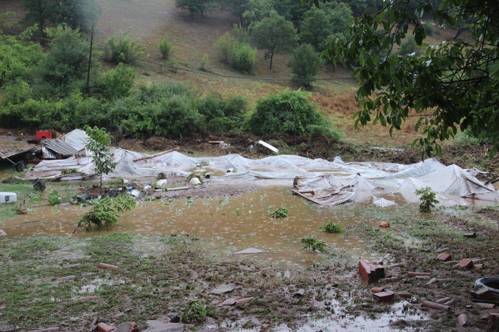 Çan’da yaşanan sel felaketinden sonra çalışmalar başladı