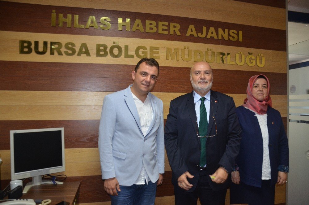 Yelis, İHA’yı ve Türkiye Gazetesini ziyaret etti