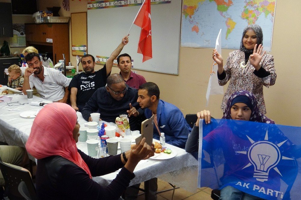 ABD’deki Ak Parti kutlamalarına Suriyelilerde katıldı