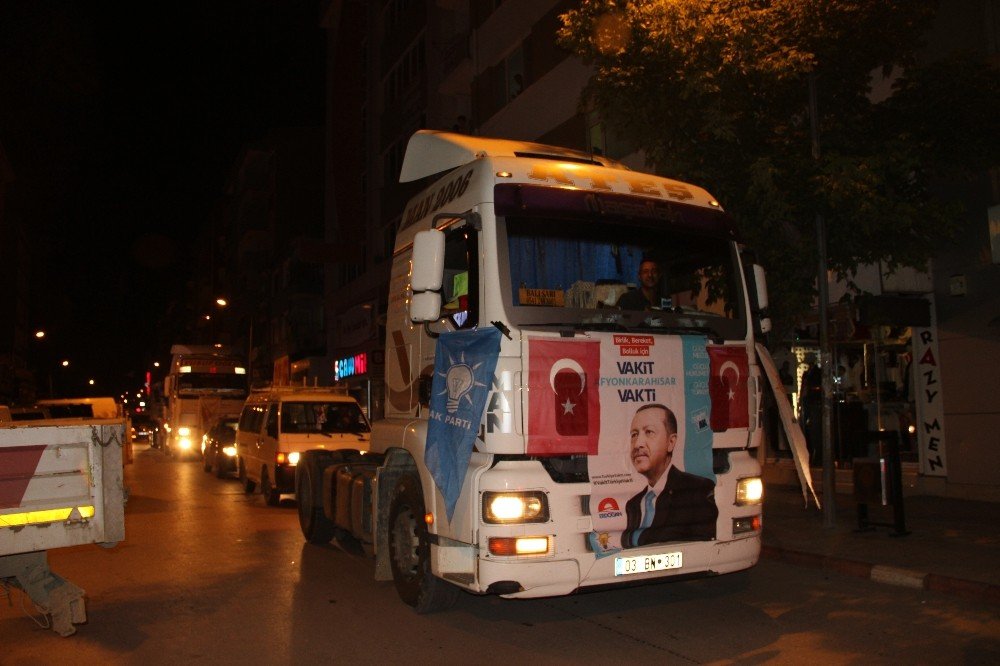 Afyonkarahisar’da AK Parti ve Recep Tayyip Erdoğan coşkusu