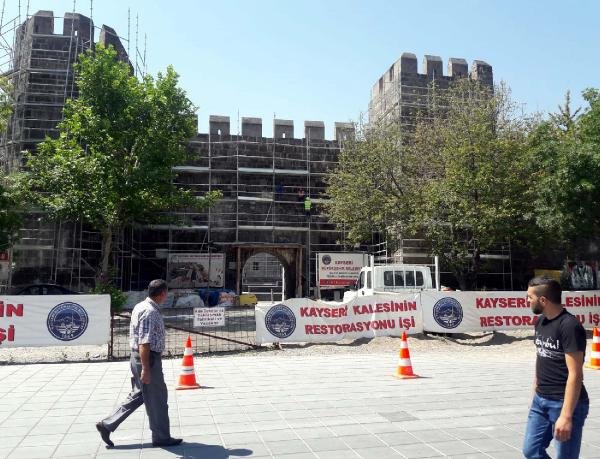 Tarihi Kayseri Kalesi, kültür merkezi oluyor