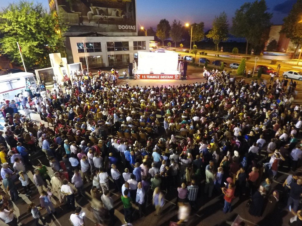 Fatsa’da 15 Temmuz Demokrasi nöbeti