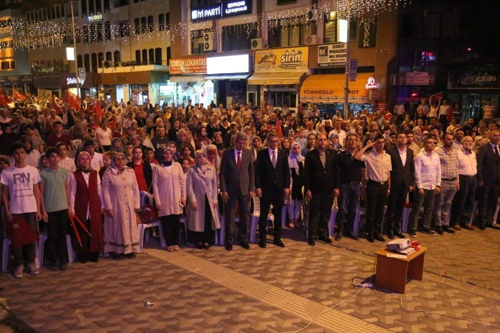 Beypazarı’nda 15 Temmuz anma etkinlikleri düzenlendi