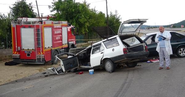 Safranbolu'da hatalı sollama kazası: 1 ölü, 7 yaralı