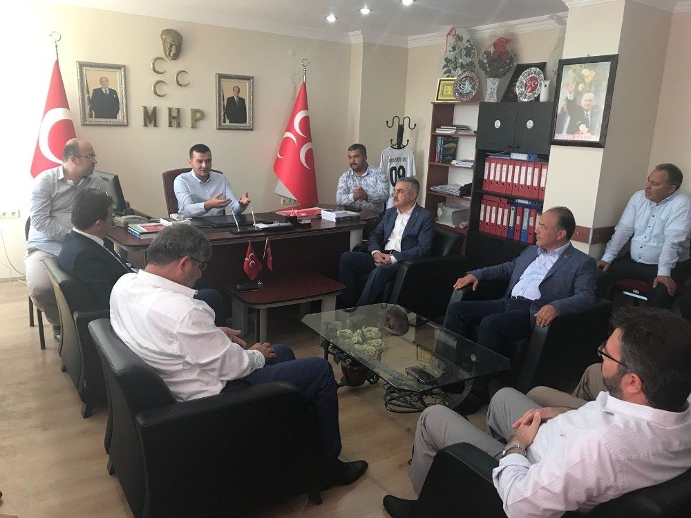 AK Parti’li vekillerden MHP İl Teşkilatına ziyaret