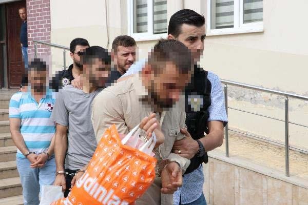 Bursa'da 1 kilo metamfetamine 6 gözaltı