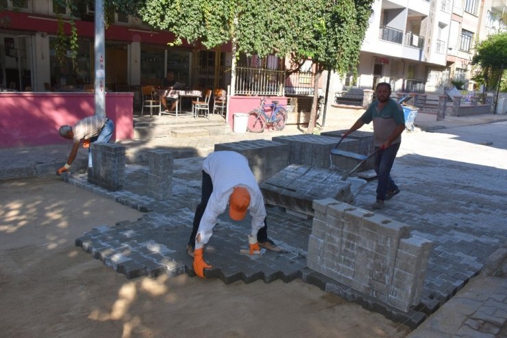 Nazilli Belediyesi üst yapı çalışmalarını sürdürüyor