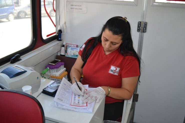 Şuhut’ta kan bağışı kampanyası düzenlendi