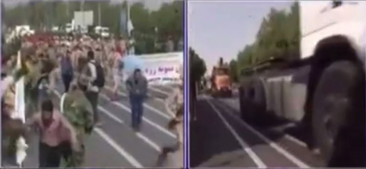 İran’daki saldırı anı kamerada