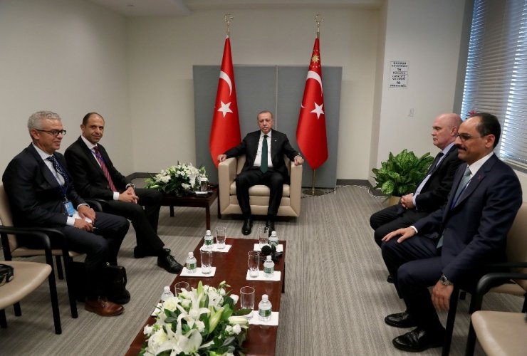 Cumhurbaşkanı Erdoğan, KKTC Dışişleri Bakanı Özersay’ı kabul etti