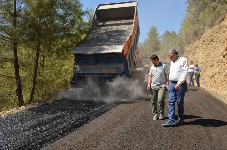 Gazipaşa’da 23 kilometrelik asfalt çalışması
