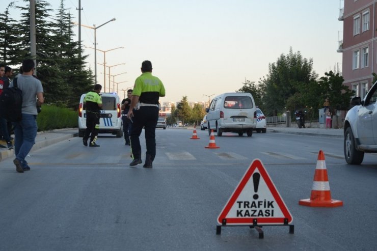 Karaman’da trafik kazası: 1 yaralı