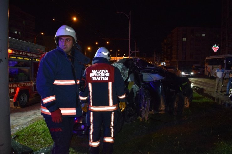 Malatya’da feci kaza 1 ölü 1 yaralı