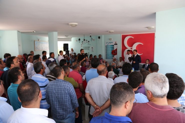 Tuna: "Mersin Büyükşehir Belediyesi’ndeki bayrağı düşürmeyeceğiz"