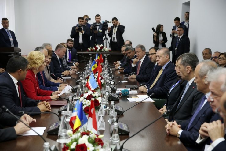 Cumhurbaşkanı Erdoğan, Gagavuzya Başkanı Vlah’la görüştü