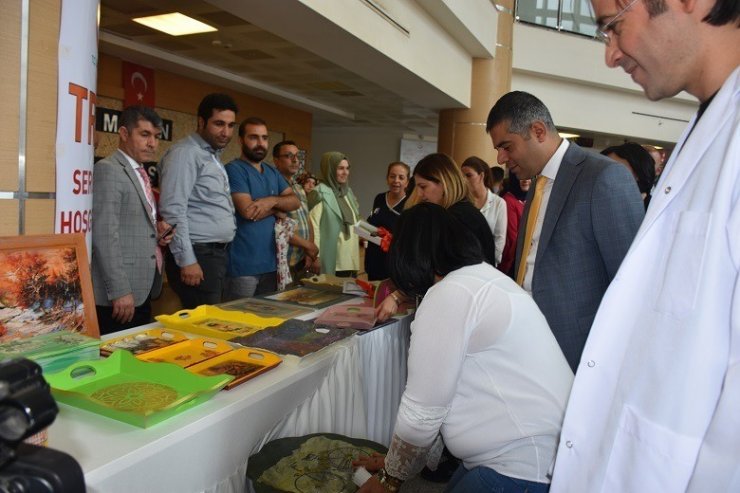 Mardin’de psikiyatri hastalarının ürünleri sergilendi