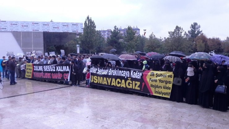 Diyarbakır’da 28 Şubat ve FETÖ yargısı mağdurları adalet talep etti