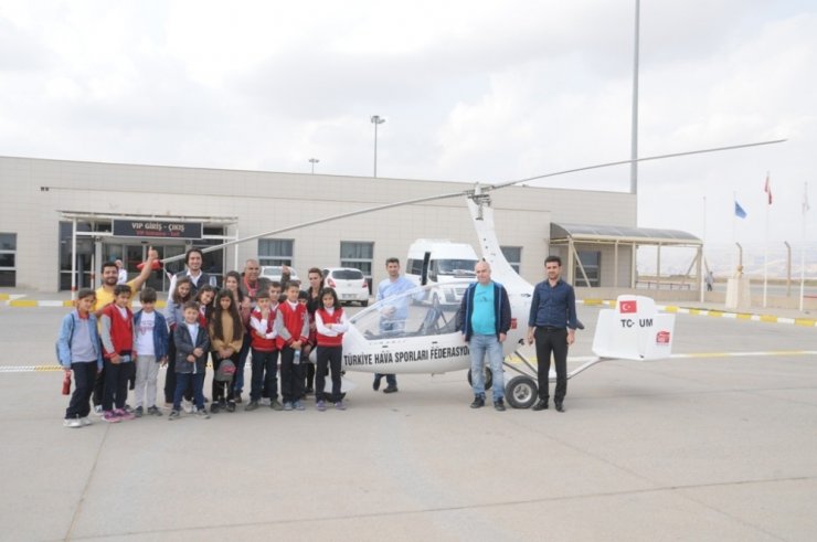 Şırnak’ta geleceğin pilotları Gyrocopter ile tanıştı