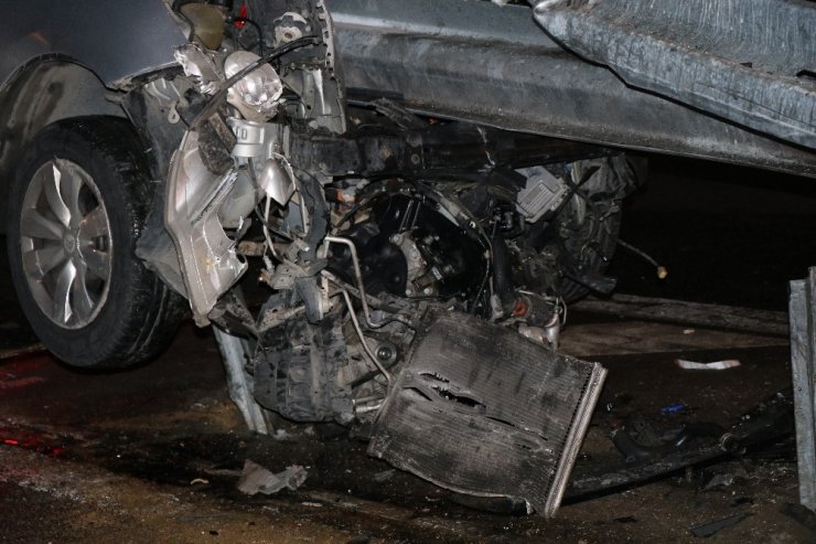 TEM’de feci kaza kaza: 1 yaralı
