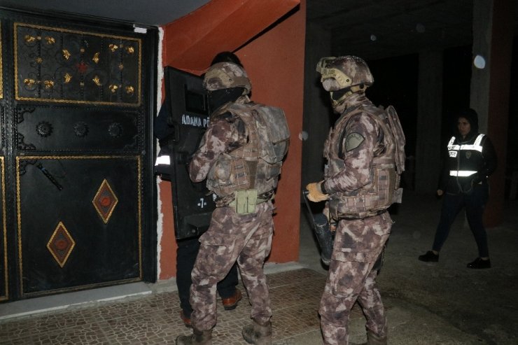 Adana’da suç örgütüne operasyon: 20 gözaltı
