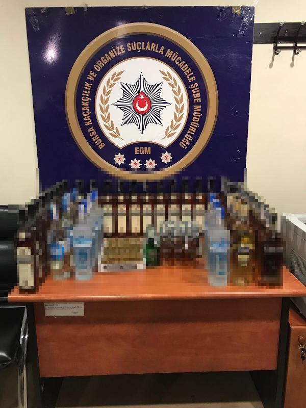 Bursa'da kaçak içki operasyonu: 7 gözaltı