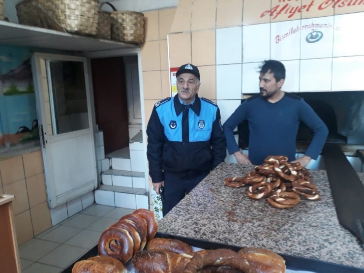 Zonguldak’ta simit fırınları denetlendi