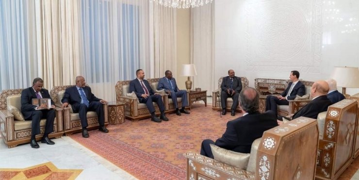 Suriye cumhurbaşkanı Esad, Sudan Cumhurbaşkanı Ömer el-Beşir ile görüştü