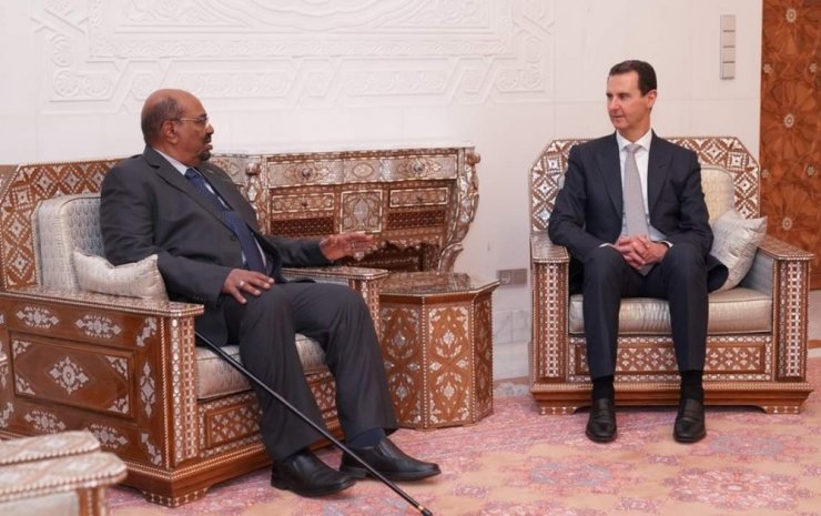 Suriye cumhurbaşkanı Esad, Sudan Cumhurbaşkanı Ömer el-Beşir ile görüştü