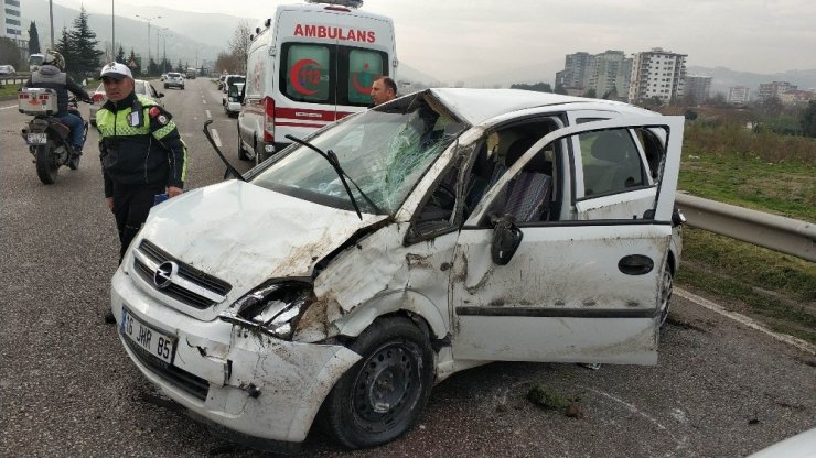 Samsun’da otomobil takla attı: 3 yaralı