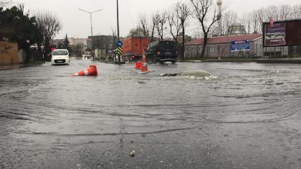 Arnavutköy'de su baskını