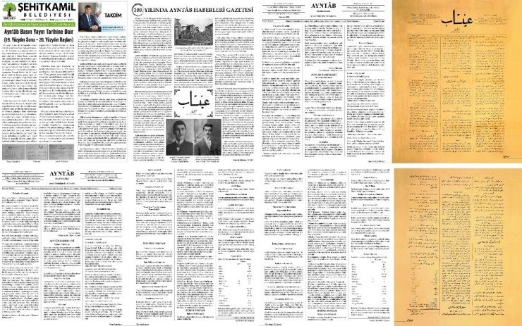 Ayntab Haberleri Gazetesi 100 yıl sonra yeniden basıldı