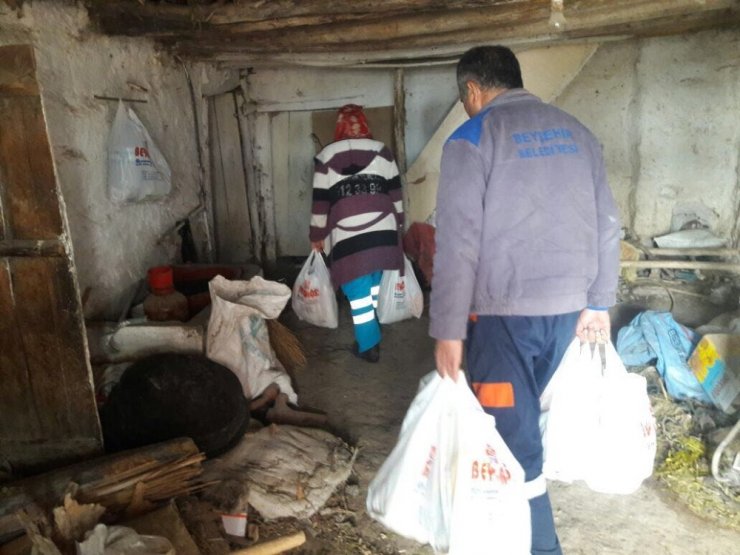 Beyşehir Belediyesi yoksul ailelerin umudu oldu