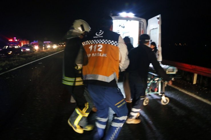 Muğla’da zincirleme trafik kazası: 5 yaralı