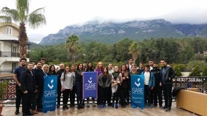 Sare Koleji öğrencileri Antalya yarıyıl kampında