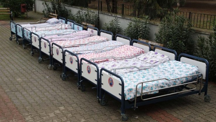 Bafra Belediyesinden hasta yatağı desteği