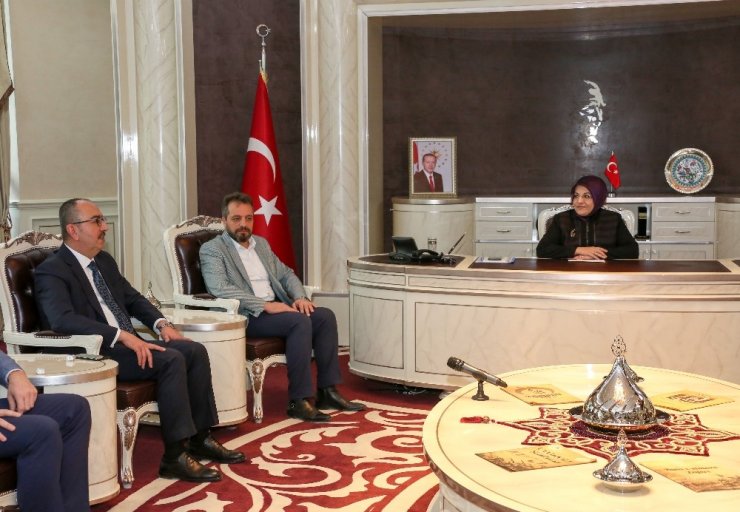 Mustafa Kavuş ve Mustafa Dolular Başkan Toru’yu ziyaret etti