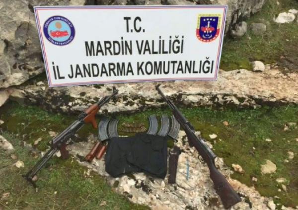Mardin'de PKK'ya ait 25 kilo patlayıcı ile mühimmat ele geçirildi
