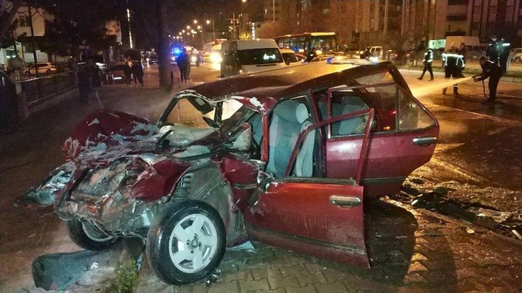 Samsun’da 5 aracın karıştığı kazada 4 kişi yaralandı